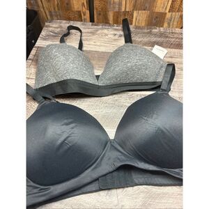 Auden 38D set Lightly Lined Wirefree Bras NWT